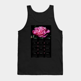 Peony • 2024 Year-at-a-glance Calendar Tank Top